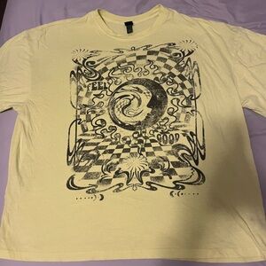 Wild Fable Yellow Graphic Tee